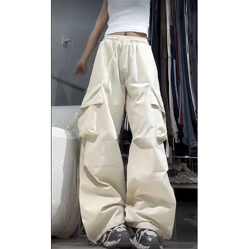 Women Y2K Cargo Pants High Waist Streetwear