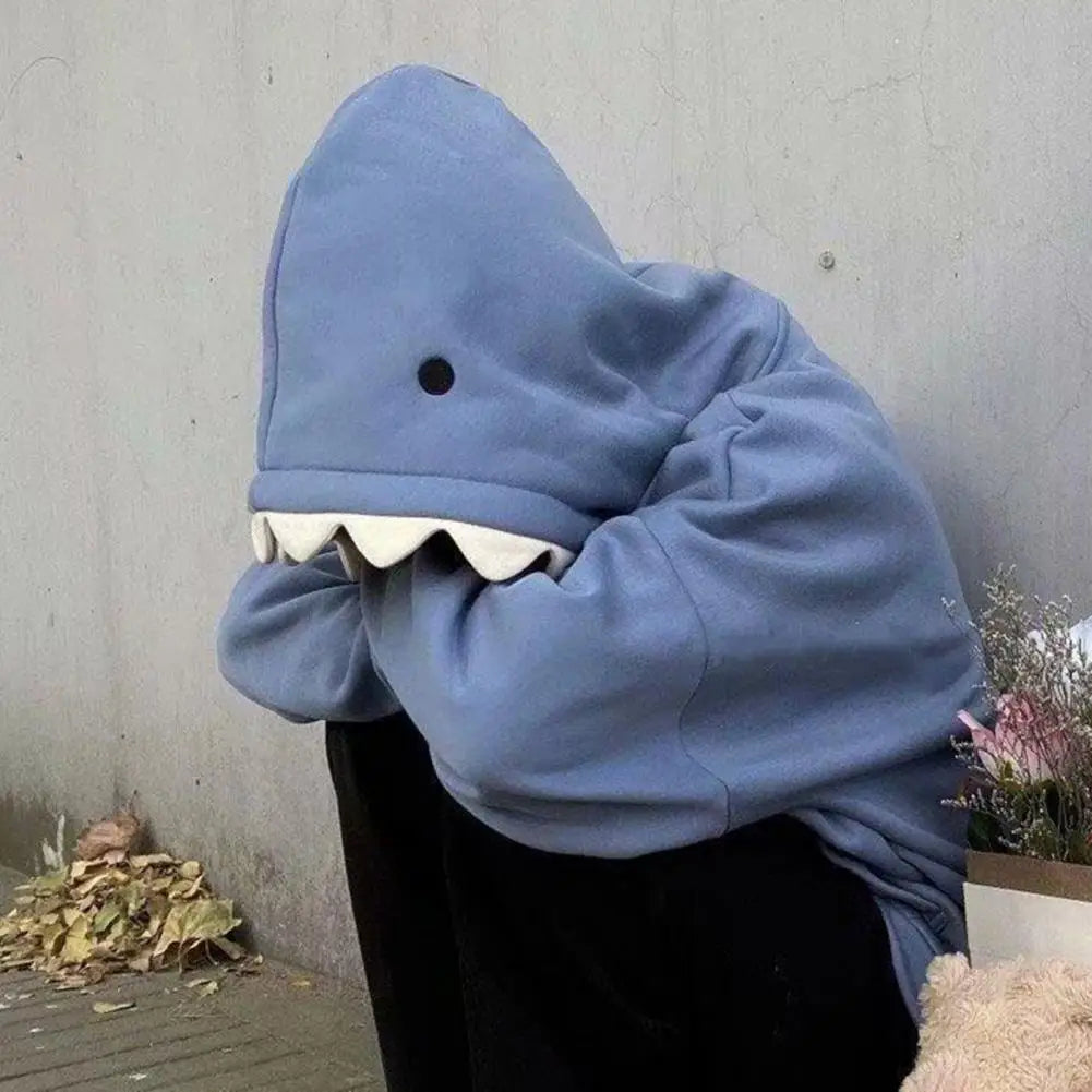 New Funny Shark Patchwork Hoodies