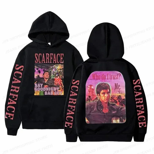 Movie Scarface Hoodies Men Women Fashion Hip Hop