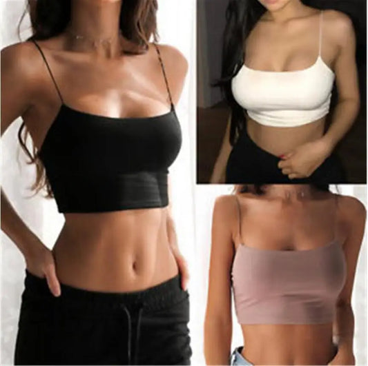 Camisole Crop Tops Sleeveless Slim Sling