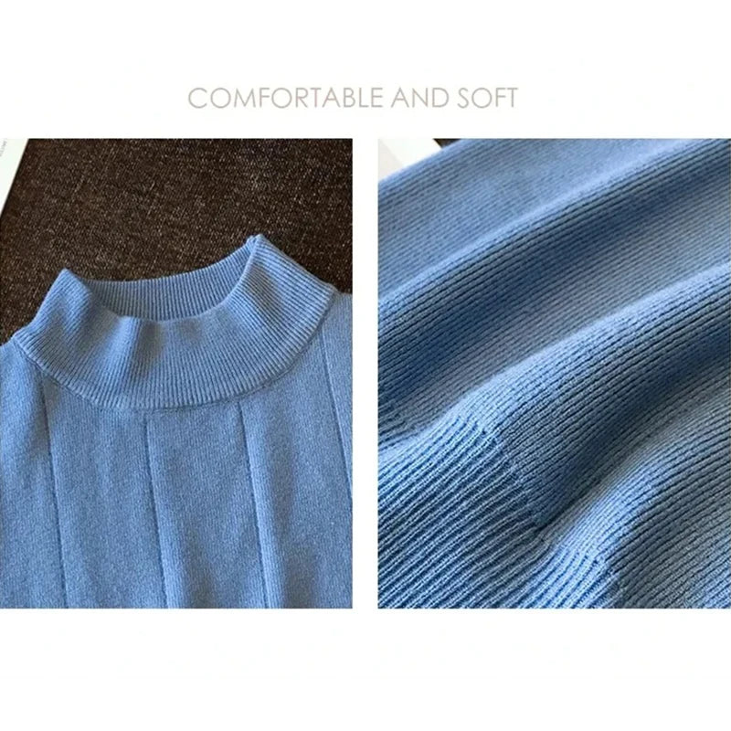 Women Blouse Knit Elastic Blusas