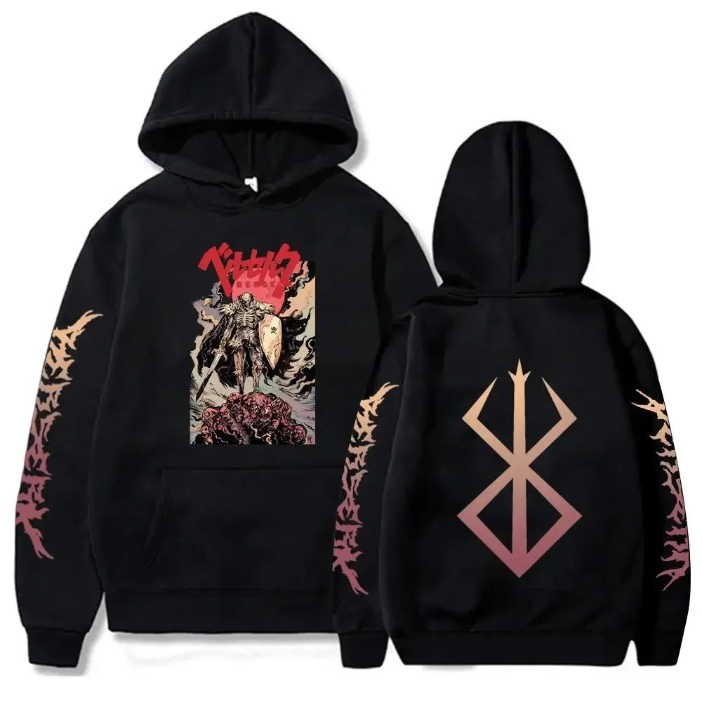 Berserk Guts Hoodies Japanese Style Manga