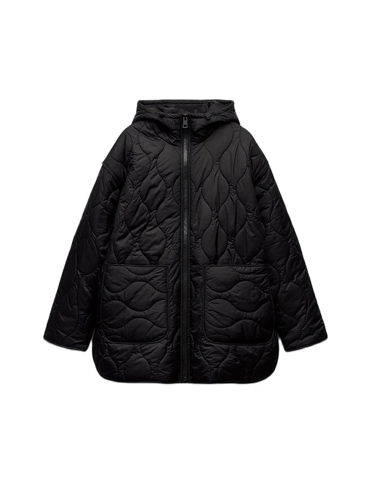 TRAF Women's New Hooded Jacket