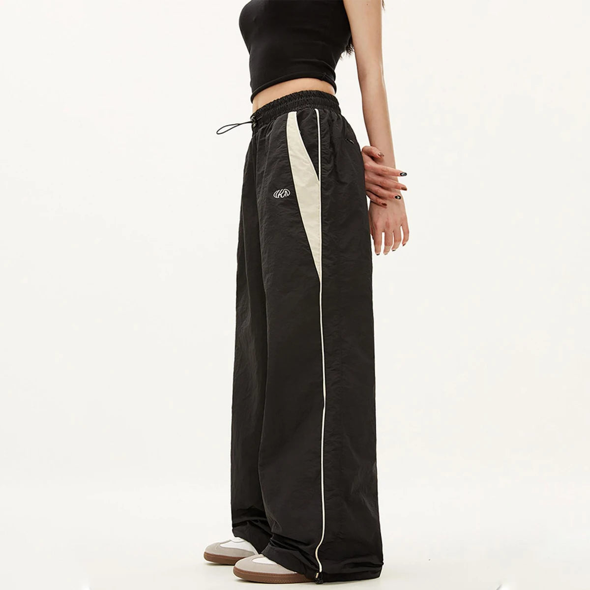 Women Casual Wide Leg Cargo Pants