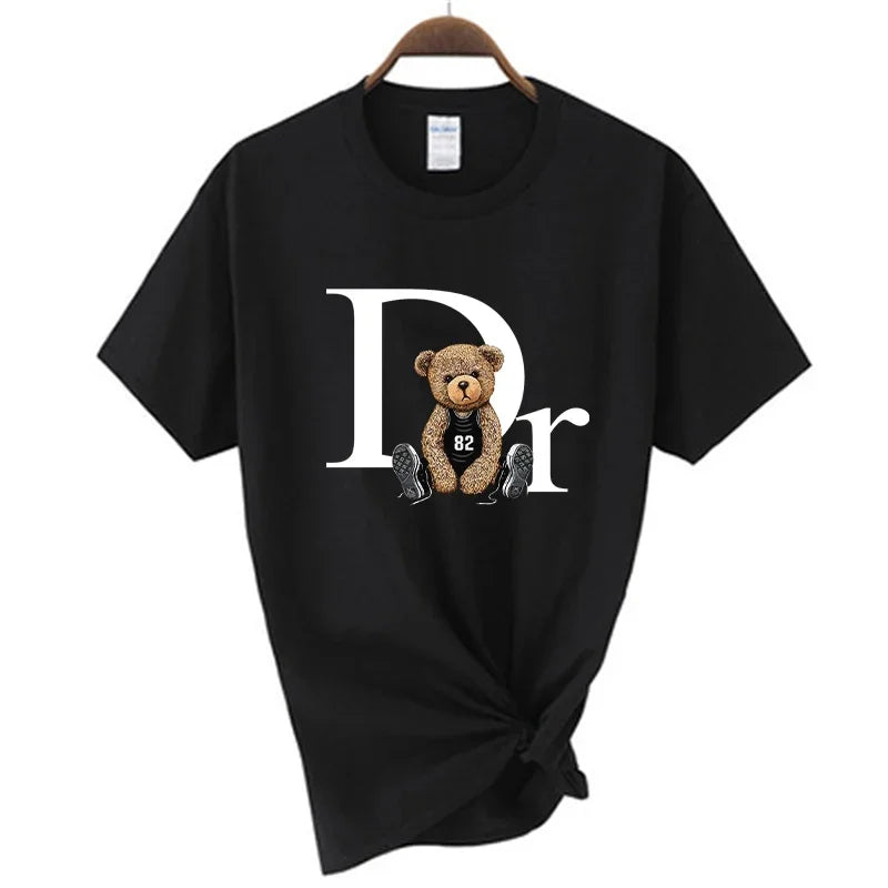 Luxury Brand Cute Bear Print Women