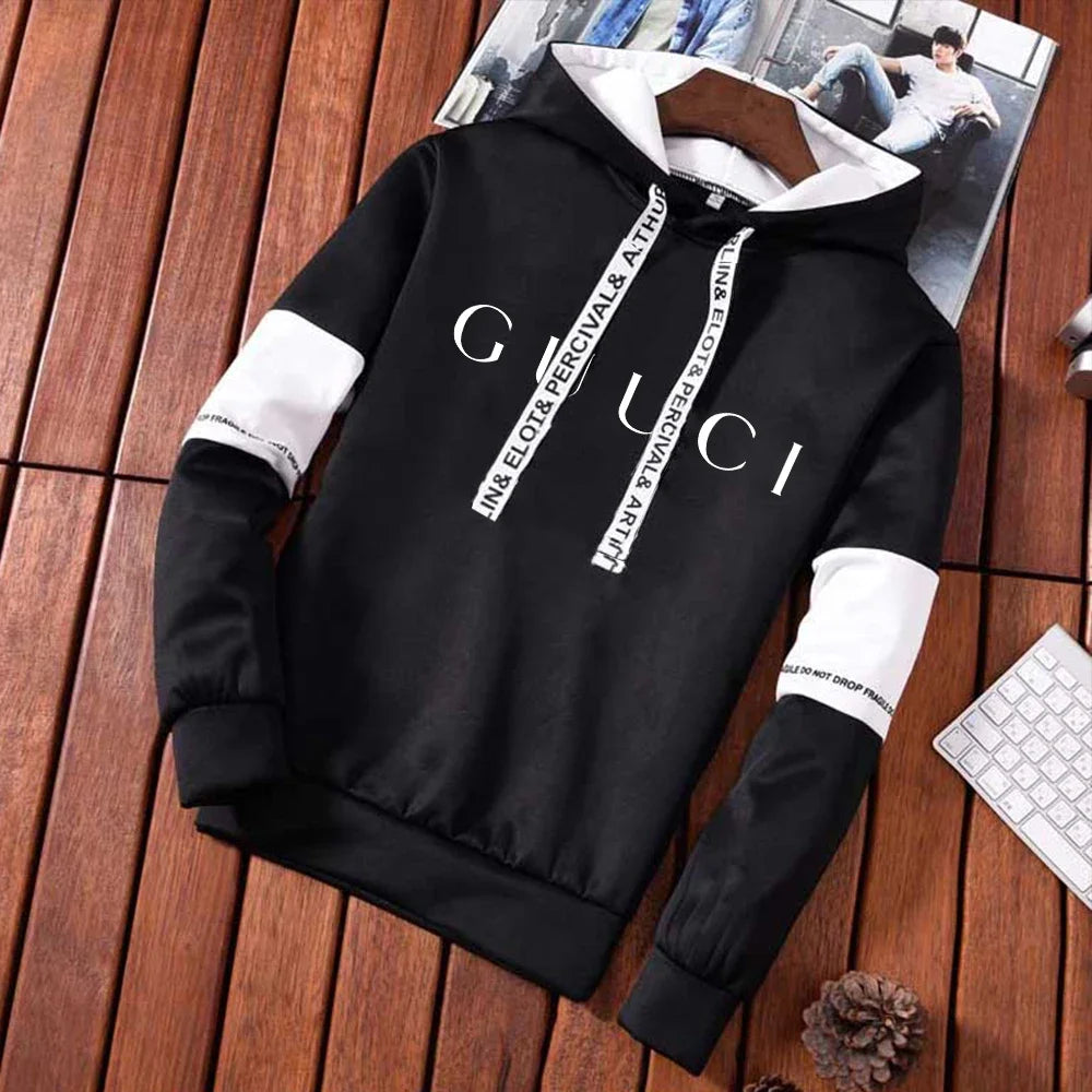 Mens Tracksuit Casual Hooded Sweatshirt