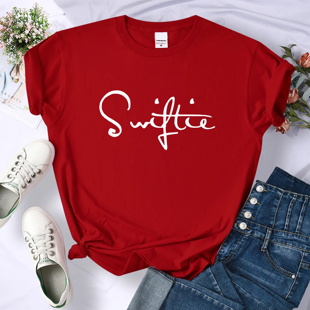 Swiftie Retro T-Shirt Female Summer Fashion