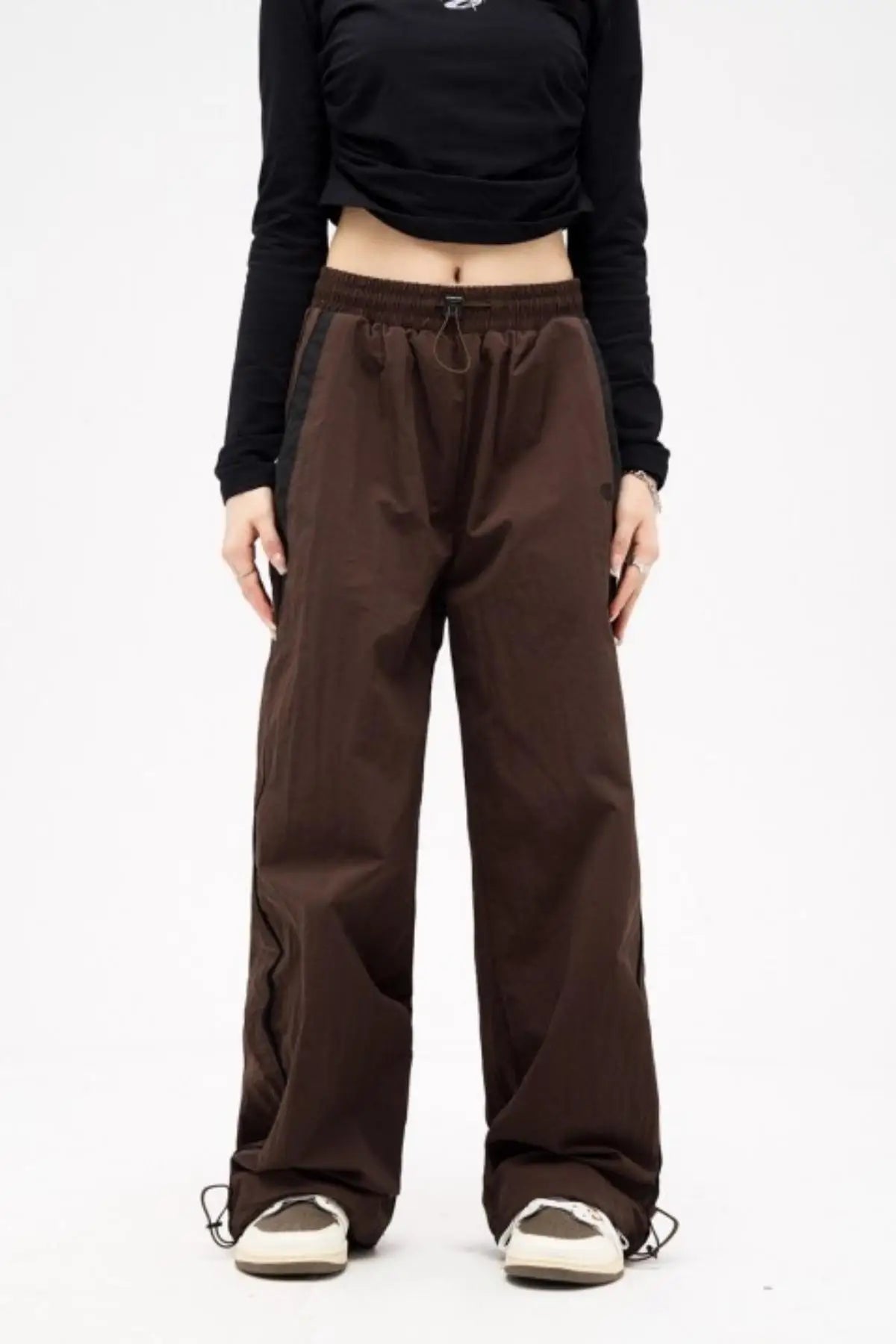 Women Casual Wide Leg Cargo Pants