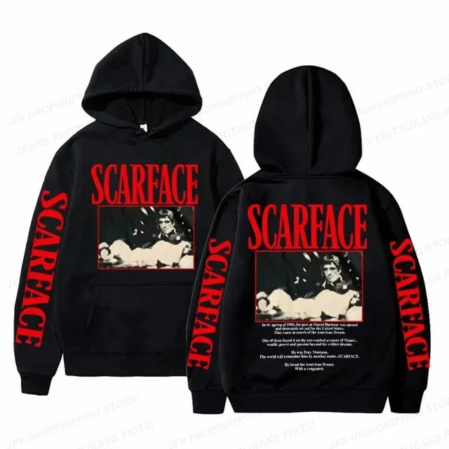 Movie Scarface Hoodies Men Women Fashion Hip Hop