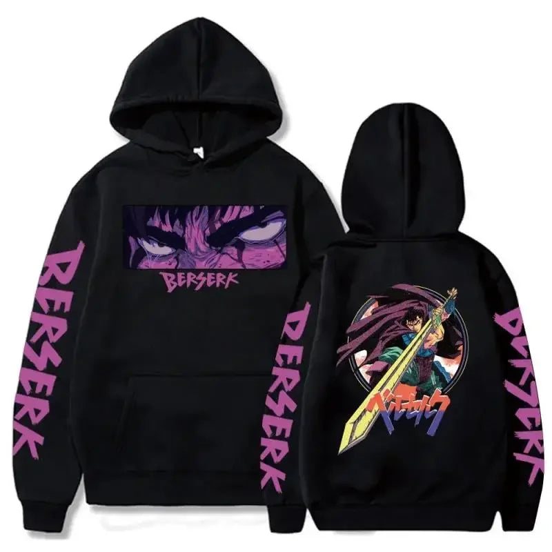 Berserk Guts Hoodies Japanese Style Manga