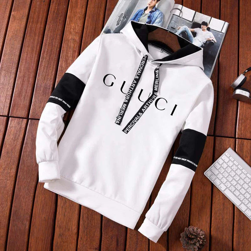 Mens Tracksuit Casual Hooded Sweatshirt