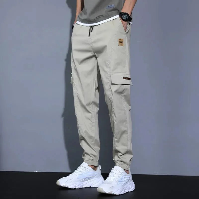 Casual Drawstring Pocket Cargo Men's Pants