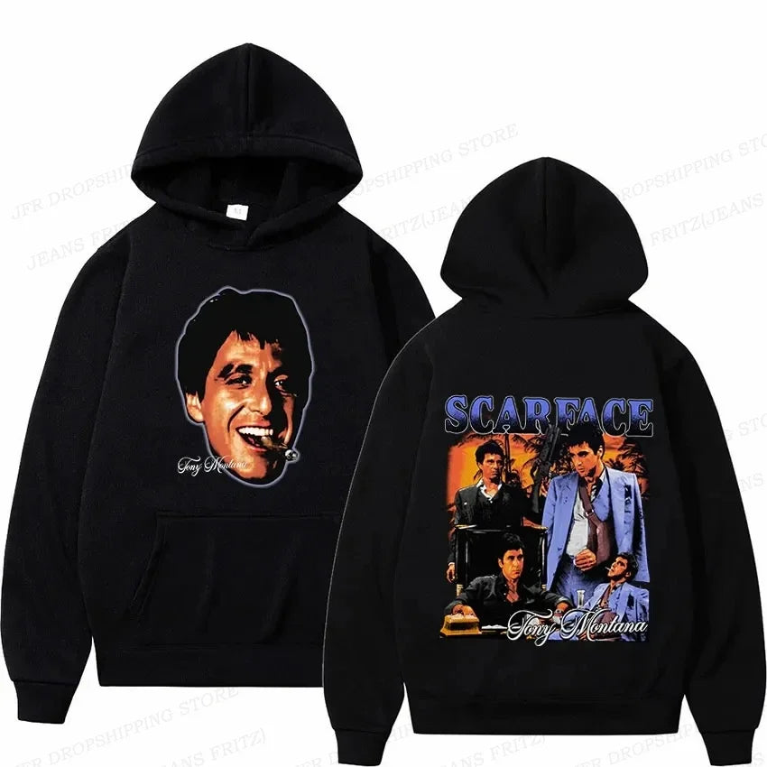 Movie Scarface Hoodies Men Women Fashion Hip Hop