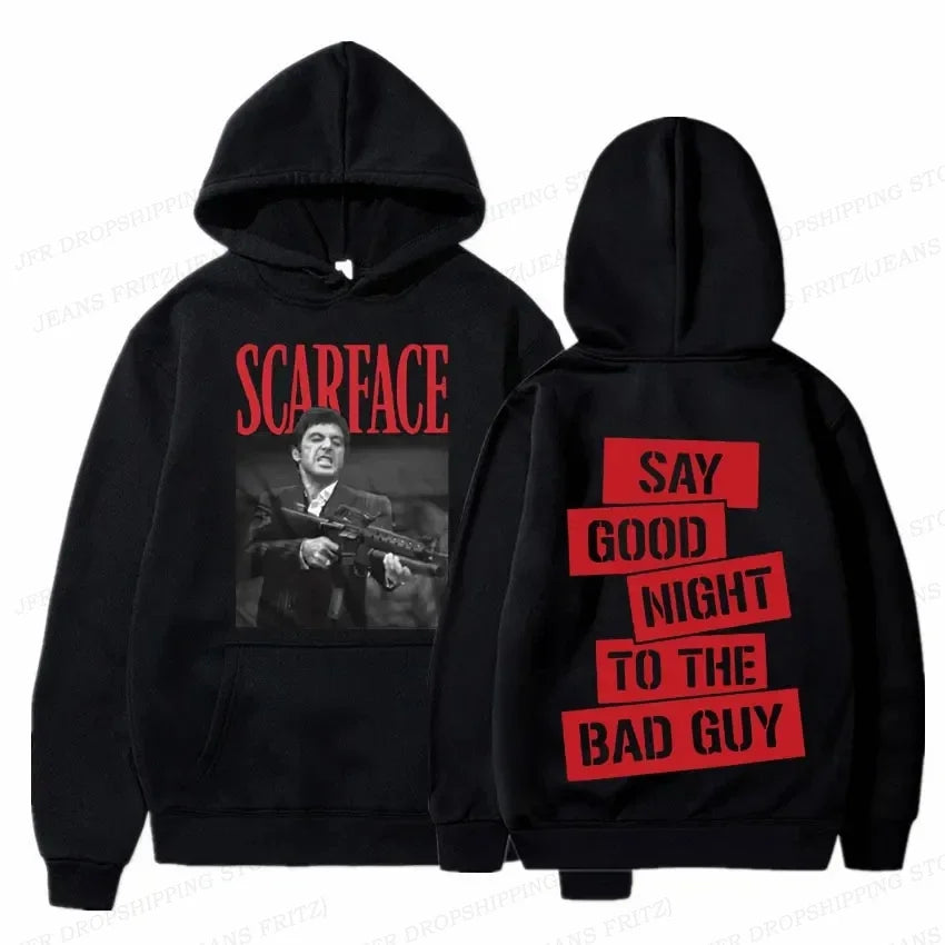 Movie Scarface Hoodies Men Women Fashion Hip Hop