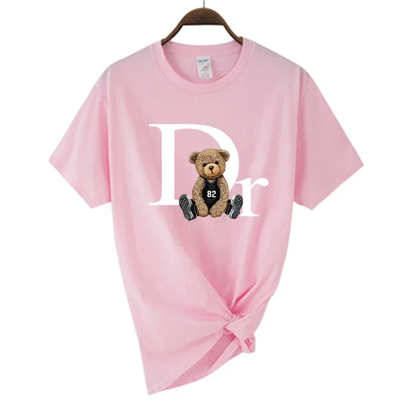 Luxury Brand Cute Bear Print Women