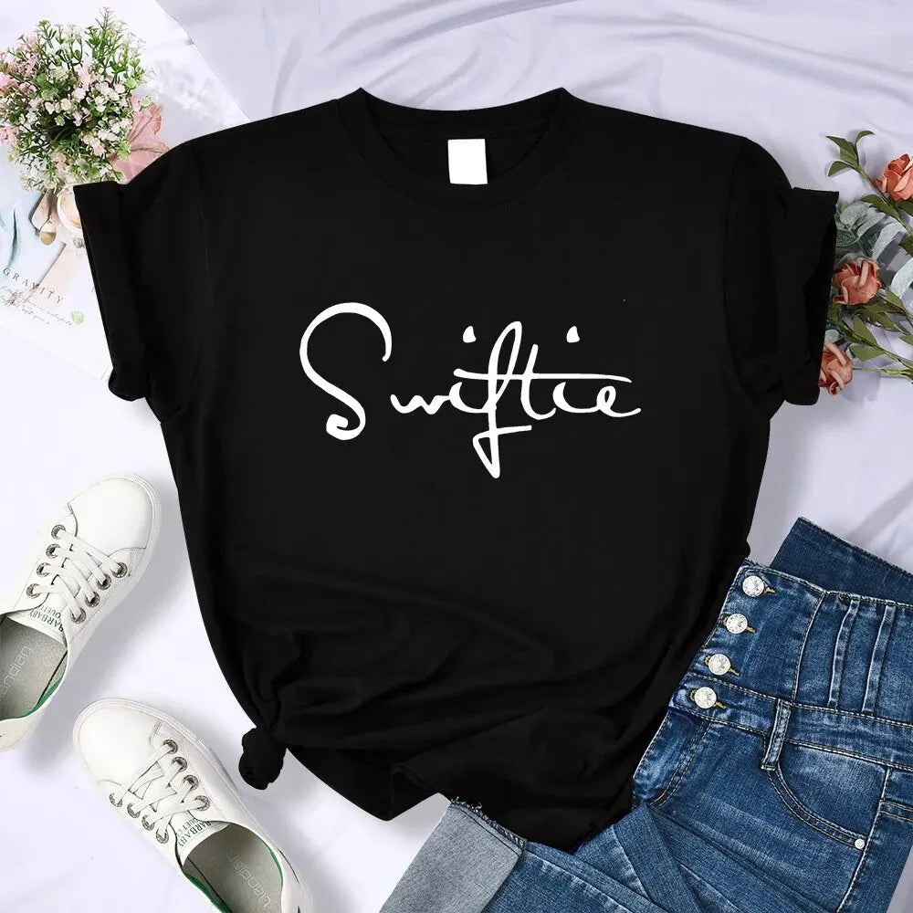 Swiftie Retro T-Shirt Female Summer Fashion