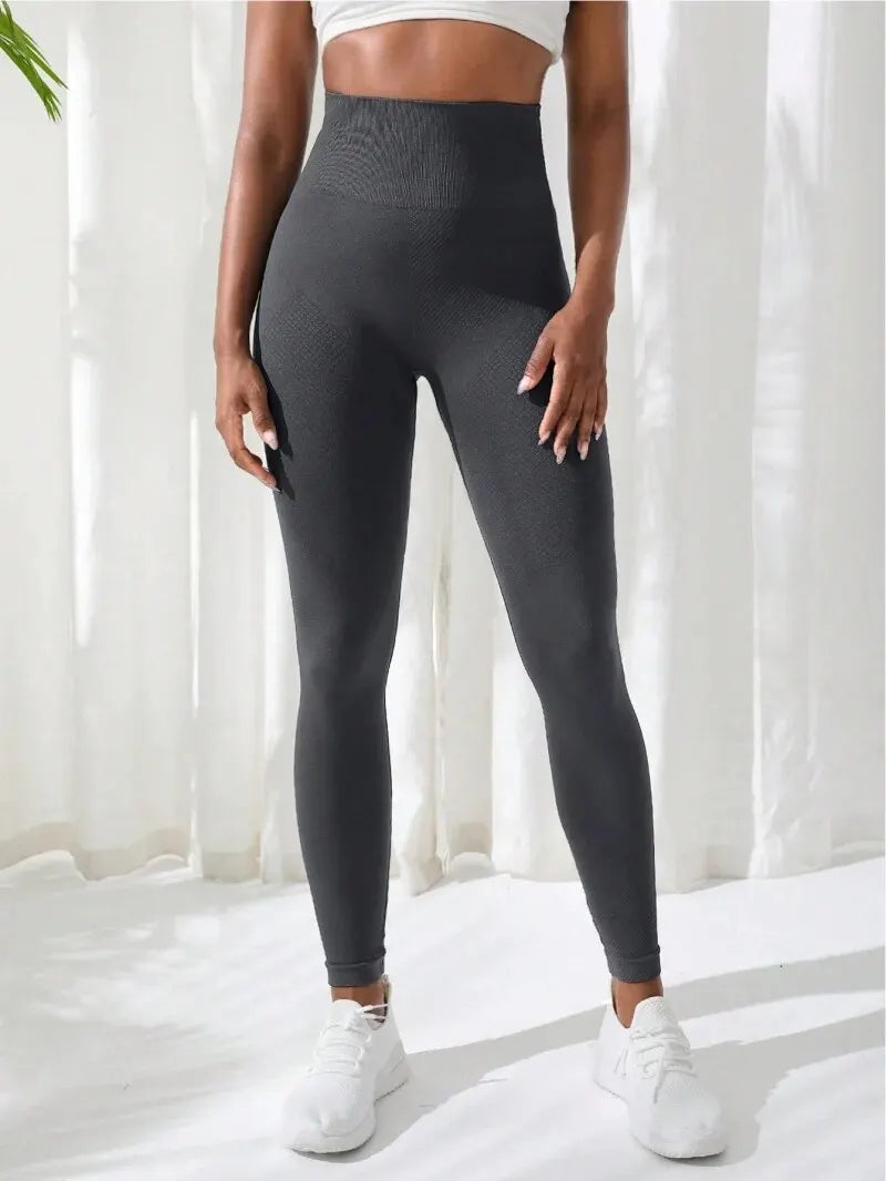 Women Pants Gym Yoga Seamless High Waist Athletic Leggings