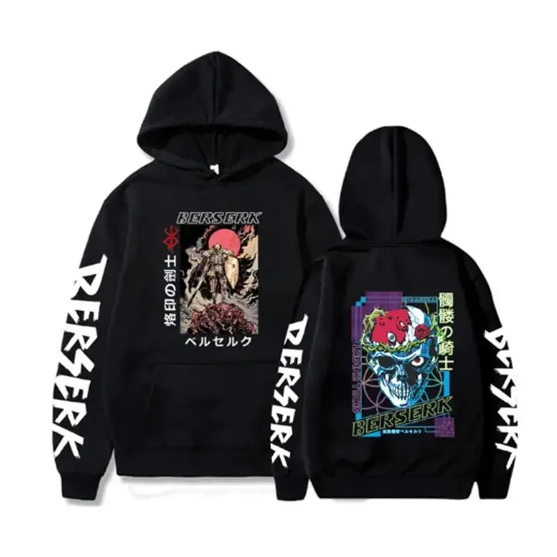 Berserk Guts Hoodies Japanese Style Manga