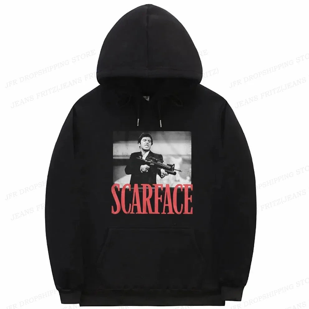 Movie Scarface Hoodies Men Women Fashion Hip Hop