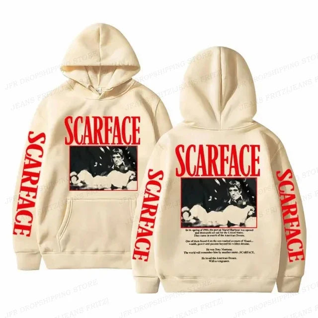 Movie Scarface Hoodies Men Women Fashion Hip Hop