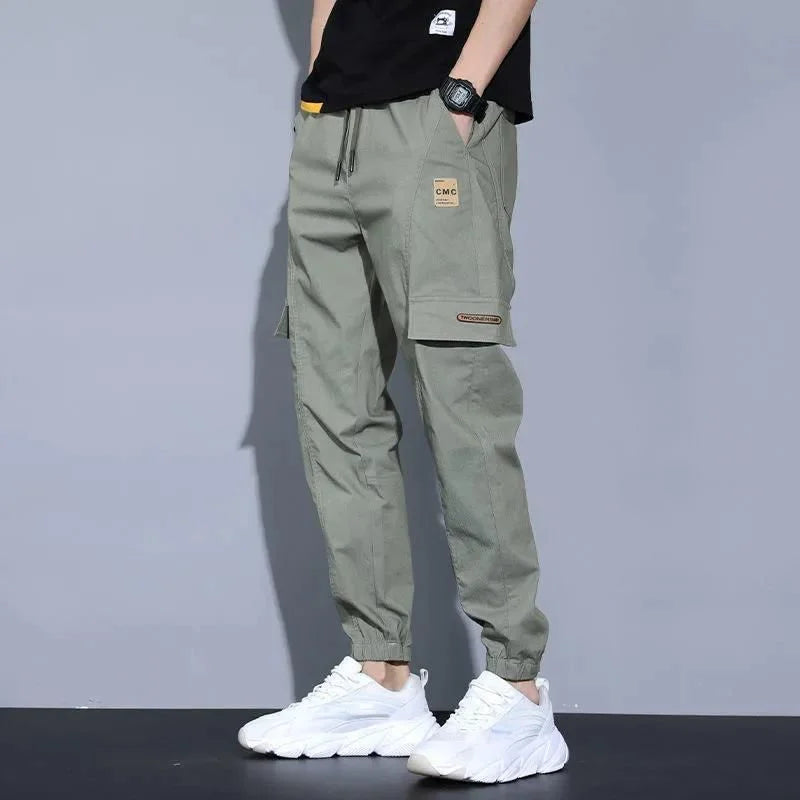 Casual Drawstring Pocket Cargo Men's Pants