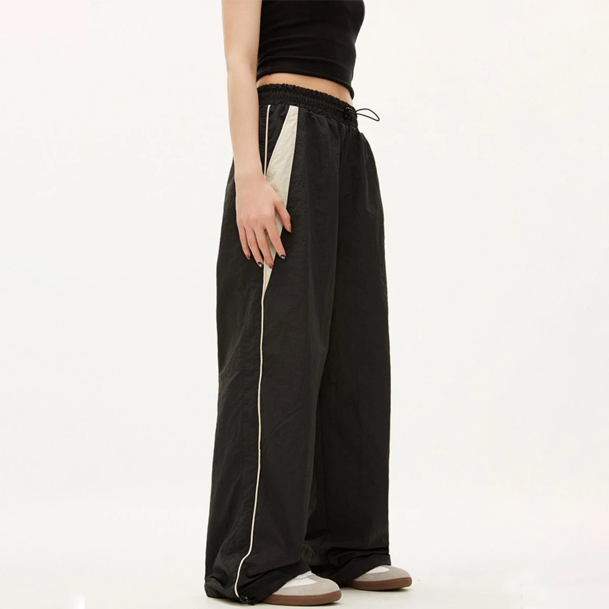 Women Casual Wide Leg Cargo Pants