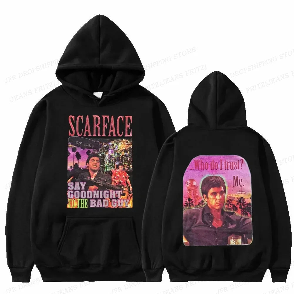 Movie Scarface Hoodies Men Women Fashion Hip Hop