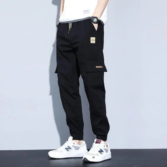 Casual Drawstring Pocket Cargo Men's Pants