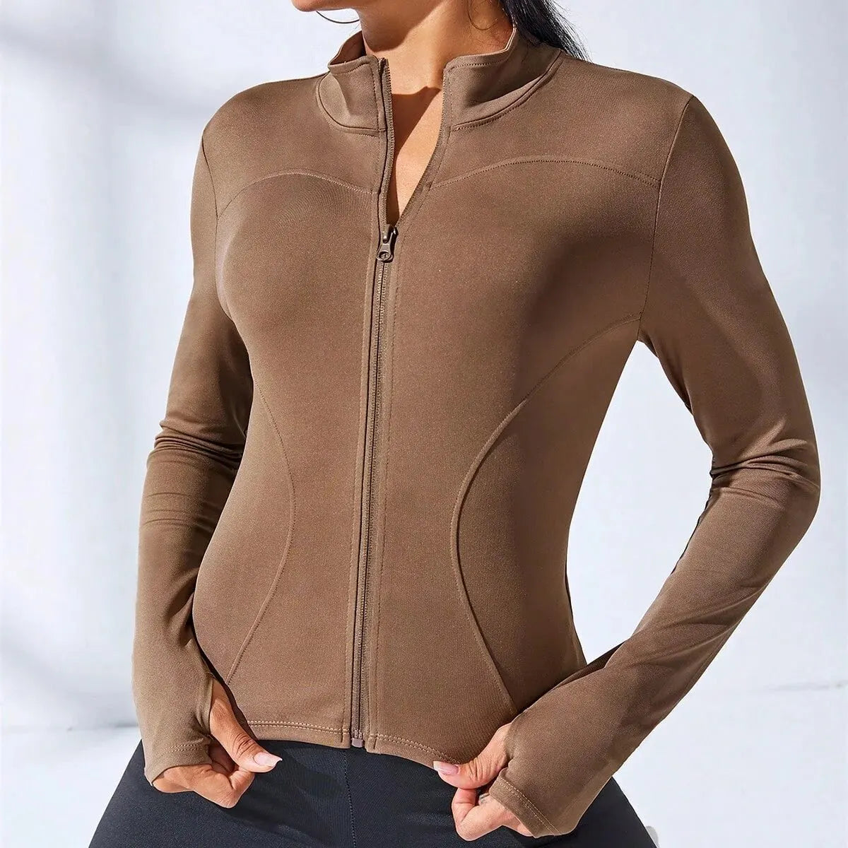 Yoga Coat Short Sports Jacket WOMEN'S Fitness Clothes Slimming