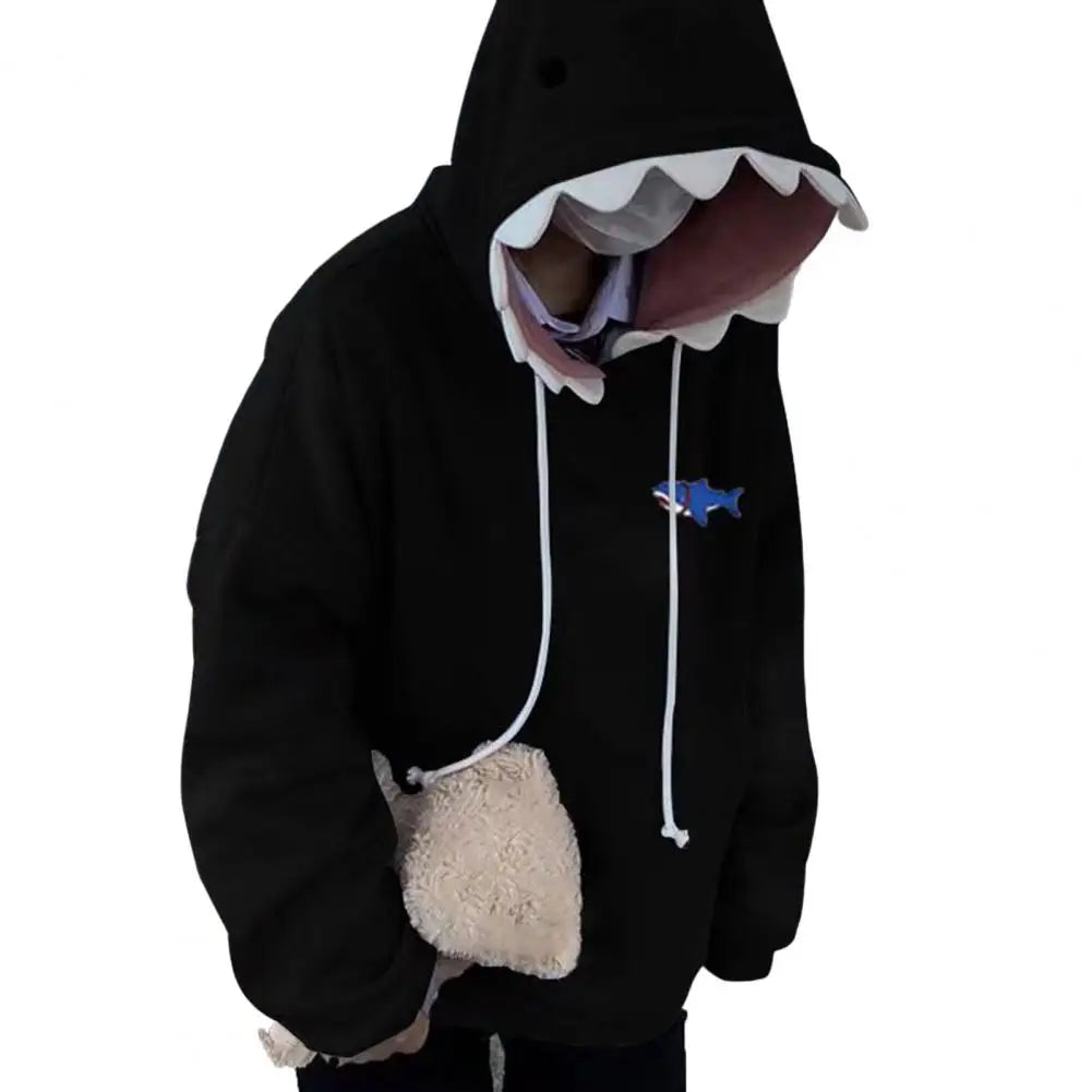 New Funny Shark Patchwork Hoodies